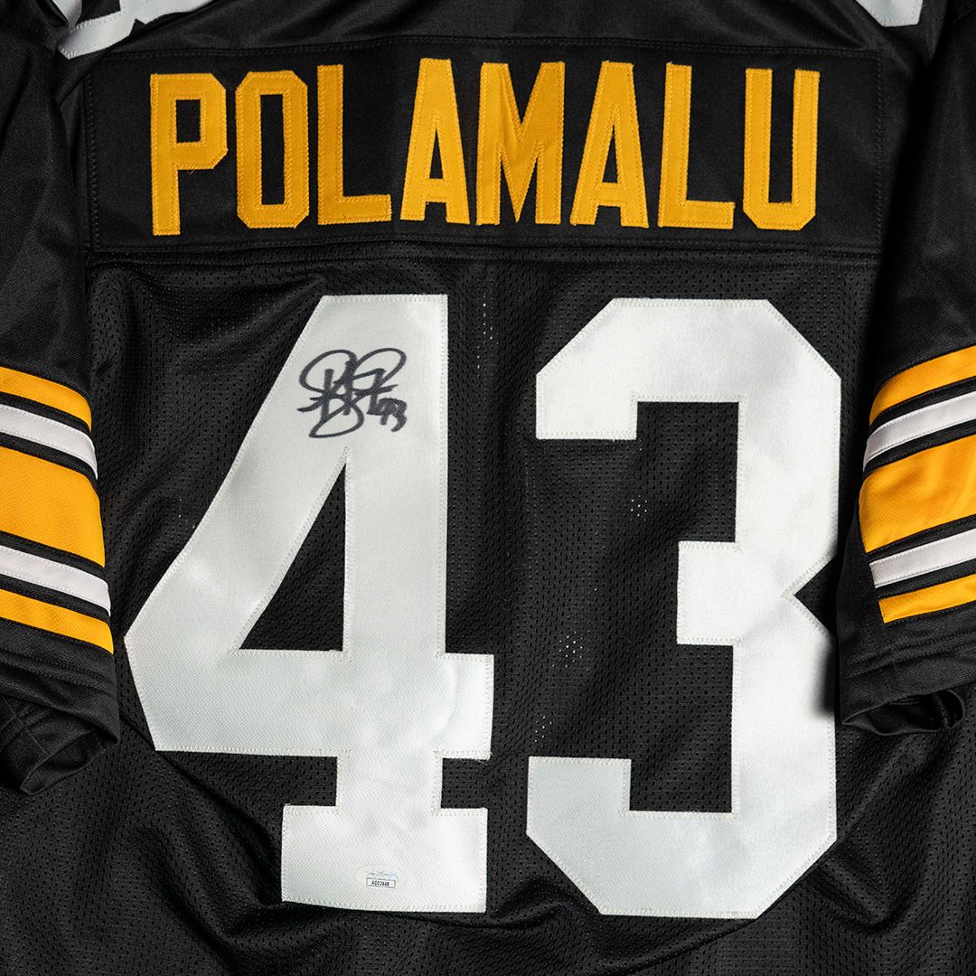 Jersey Firmado Troy Polamalu - Pittsburgh Steelers